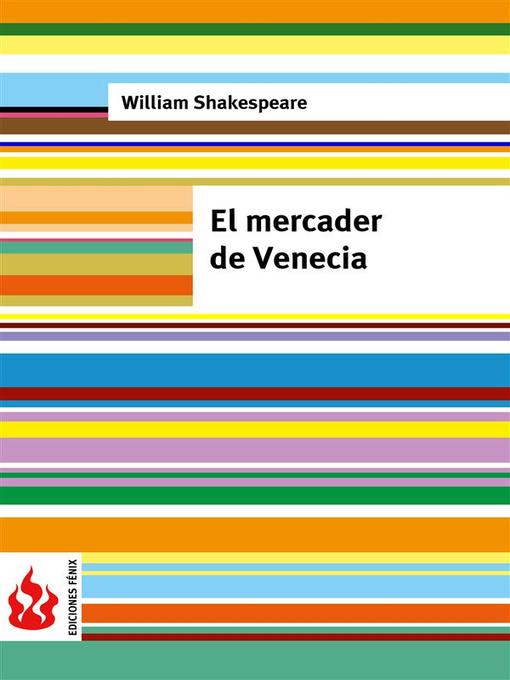 Title details for El mercader de Venecia (low cost). Edición limitada by William Shakespeare - Available